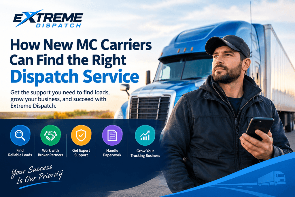 How New MC Carriers Can Find the Right Dispatch Service