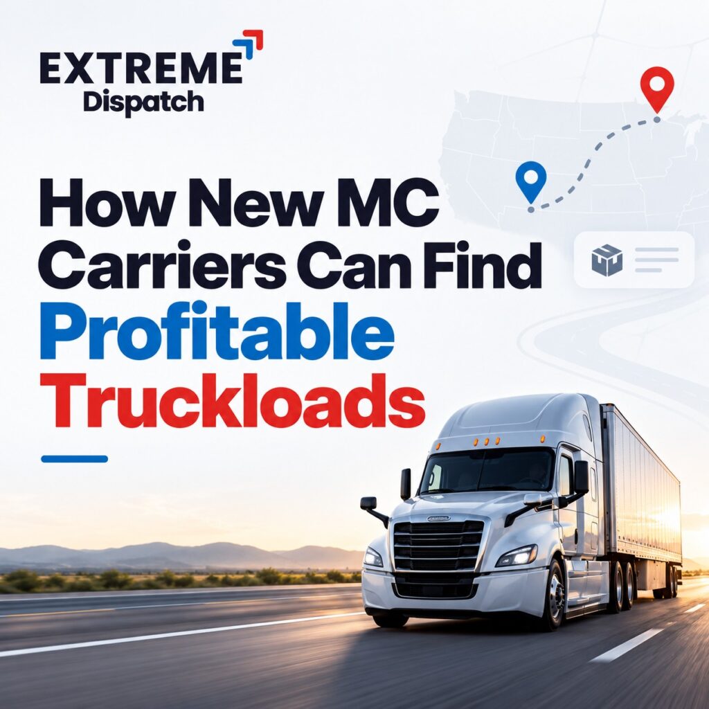 How New MC Carriers Can Find Profitable Truckloads